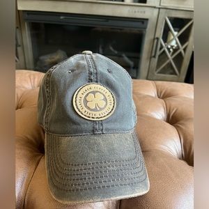 NWOT Vintage Wash Black Clover Golf Hat OS